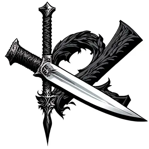 Buster Sword tattoo design idea