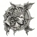 God first tattoo design idea