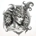 God first tattoo design idea