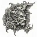 God first tattoo design idea