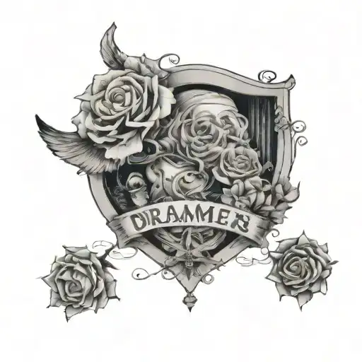 they call us dreamers but we're the ones who never sleep tattoo design idea