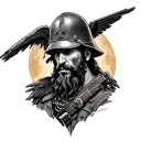 Soldier Of God tattoo design idea