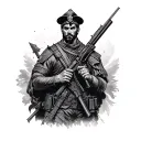 Soldier Of God tattoo design idea