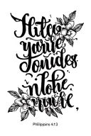 bible verse Philippians 4:13 written tattoo design idea