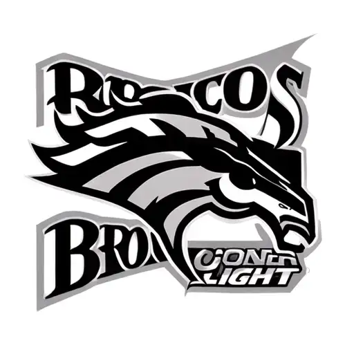 coors light Denver broncos logo in middle tattoo design idea