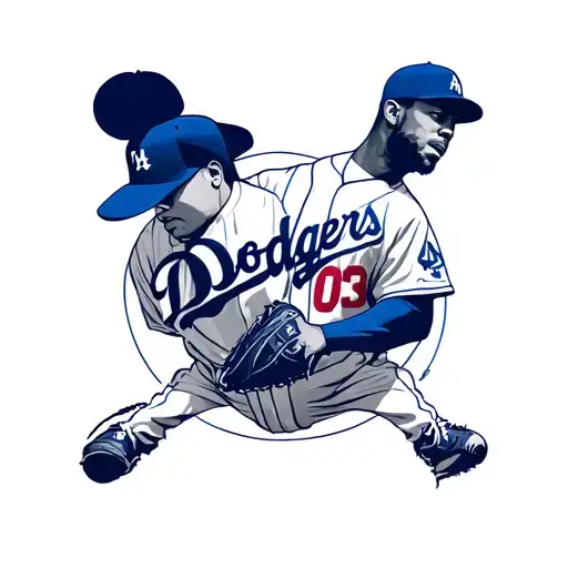 Dodgers tattoo design idea
