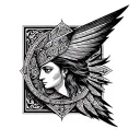 Assyrian tattoo design idea