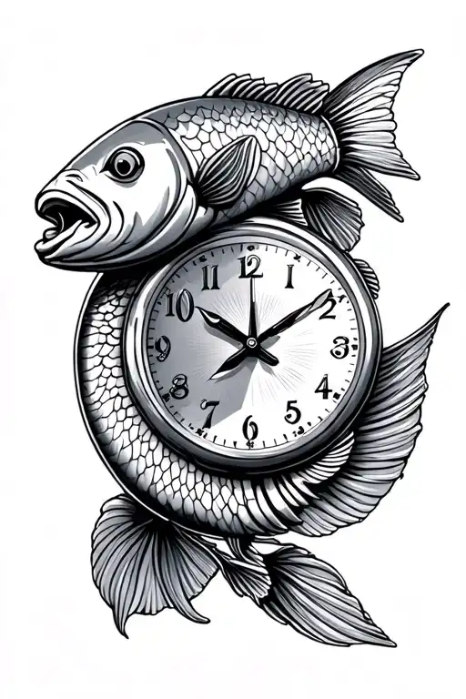 car counter fish Clock electricity rugby balloon box tattoo design idea