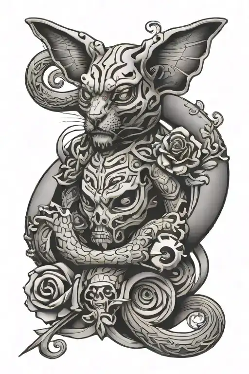 ghetto tattoo design idea