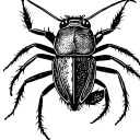 Cockroach tattoo design idea