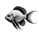 Angelfish tattoo design idea