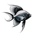 Angelfish tattoo design idea