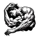 On Triceps tattoo design idea
