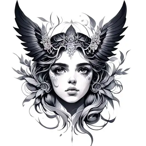 Gemini tattoo design idea
