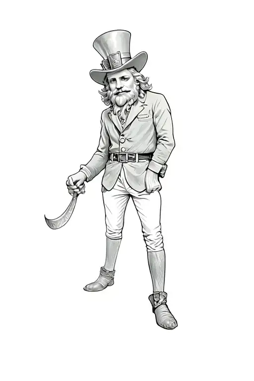 leprechaun tattoo design idea