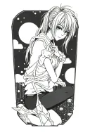 death note anime misa amane anime tattoo design idea
