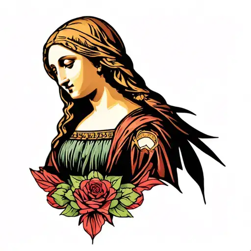 Madonnas tattoo design idea