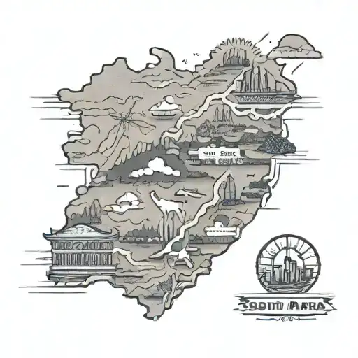 south Africa map tattoo outline tattoo tattoo design idea