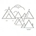 guatemalan pyramids tattoo design idea