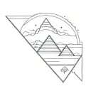 guatemalan pyramids tattoo design idea