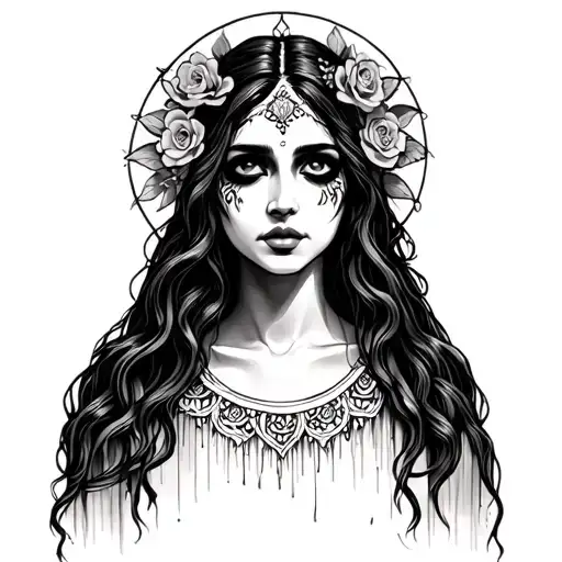 The Llorona tattoo design idea