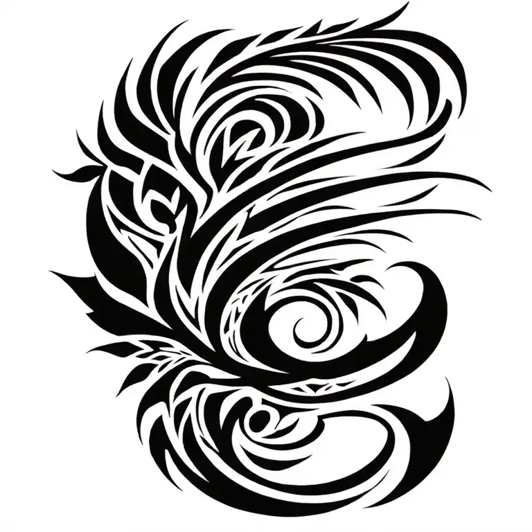 tribal design meaning strength and beauty I'm tattoo design idea