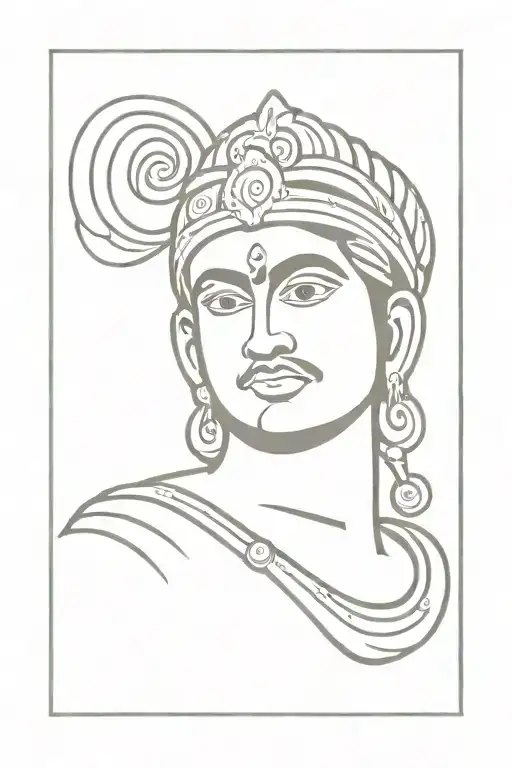 Lord Murugan Vel tattoo design idea