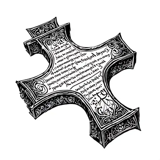coptic chest cross. The cross needs to be on the left pectoral. With certain verses inscribed in aramaic tattoo design idea