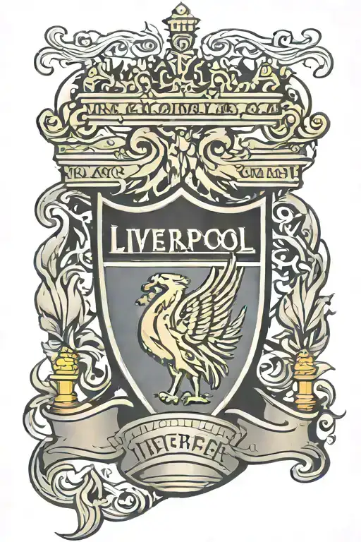 liverpool fc logo tattoo design idea