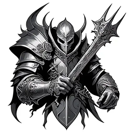 dark souls themed tattoo design tattoo design idea