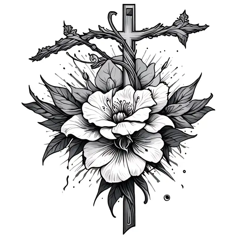 christian tattoo design idea
