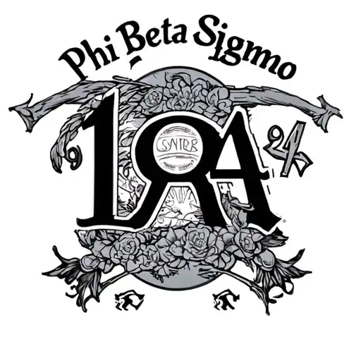 Phi Beta Sigma 1914 tattoo design idea