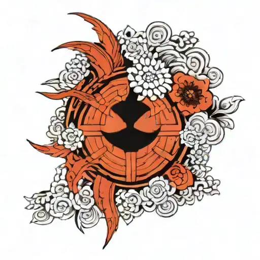 Filipino Sun tattoo design idea