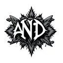 Logo using Letters A. N. D. tattoo design idea