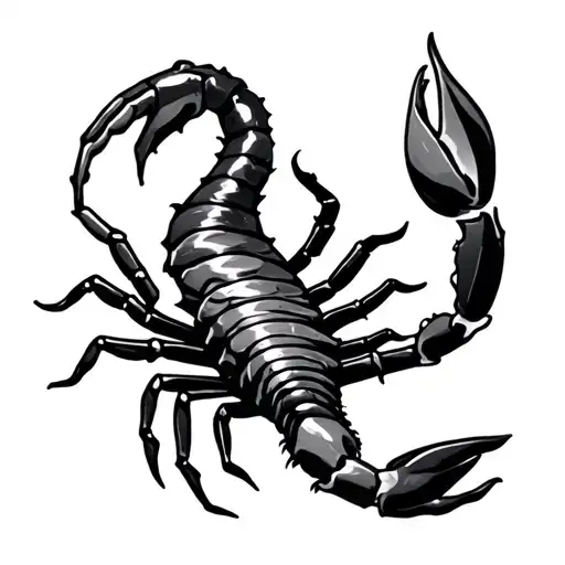 scorpio zodiac sign tattoo design idea