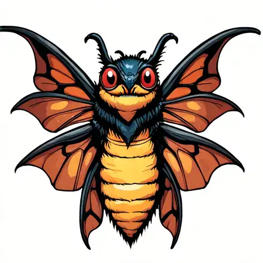 Mothra tattoo design idea