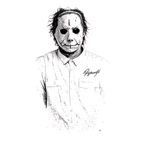 michael myers tattoo design idea