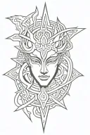 karna tattoo design idea
