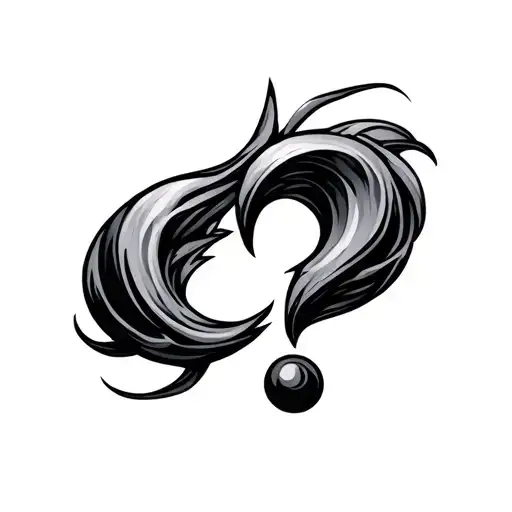 Question Mark tattoo design idea
