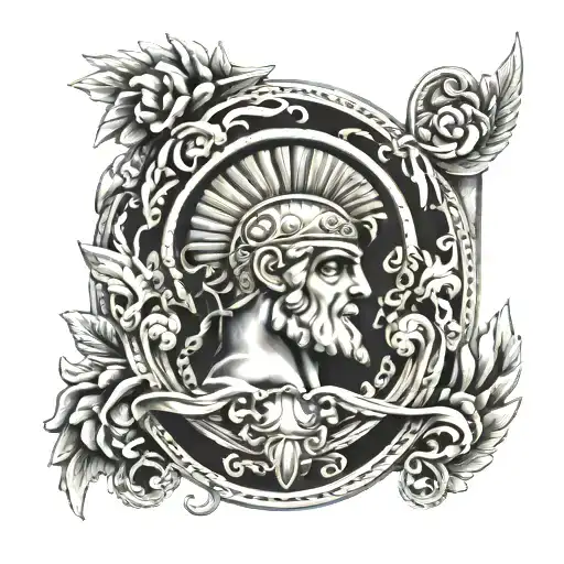 SPQR ROMAN tattoo design idea