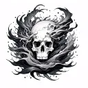 Turbulence tattoo design idea