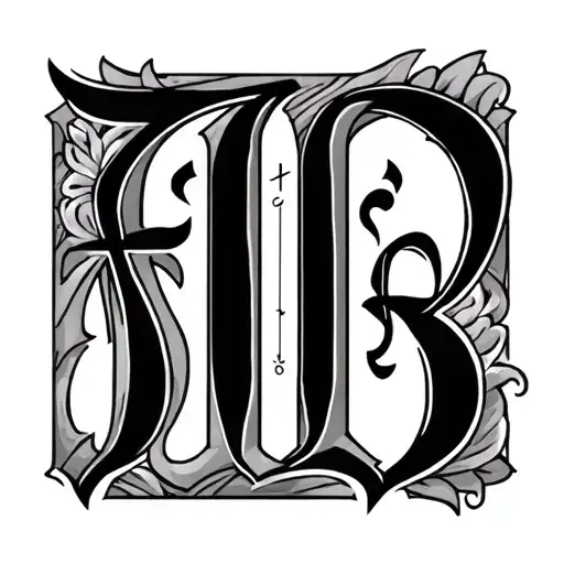 Two Word Ambigram Generator tattoo design idea