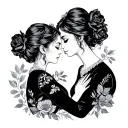 Aunt Niece tattoo design idea