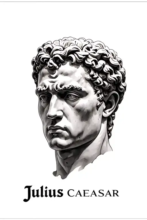 Julius Caesar tattoo design idea