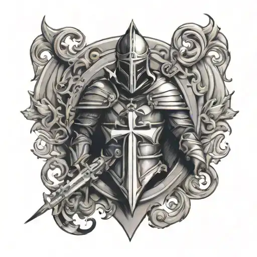 Templar tattoo design idea
