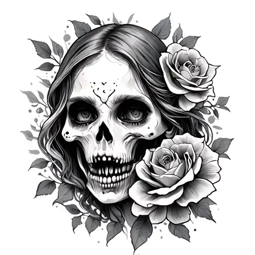grief tattoo design idea