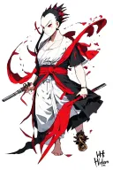hidan's sythe tattoo design idea