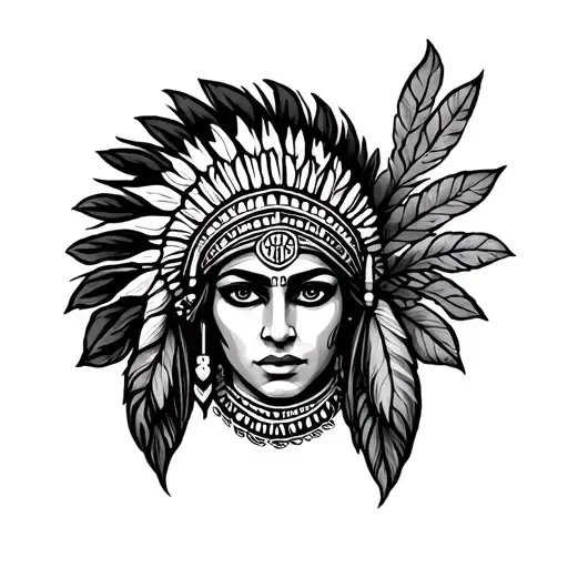 Generate a tattoo representing huascar, libra zodiac sign, higuey Dominican Republic and Indian roots tattoo design idea