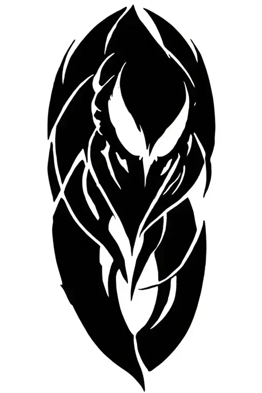 symbiote wrap my arm color tattoo design idea