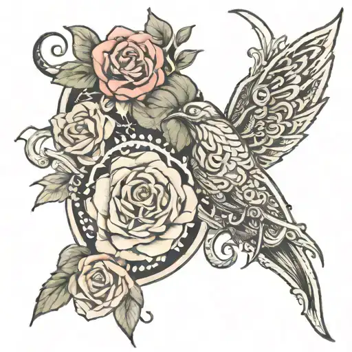 2 corda tattoos with hylan and andrea written tattoo design idea